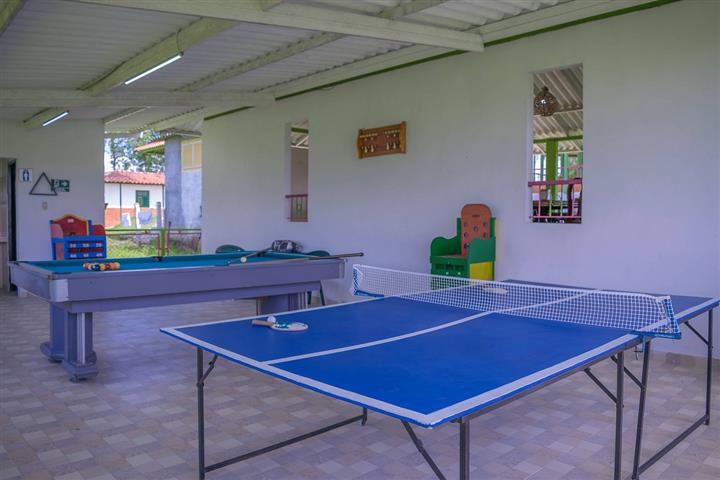 mesas de ping-pong en cabañas villa diana