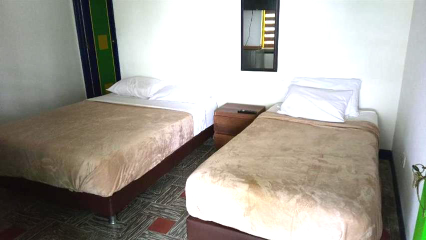 habitacion con dos camas
